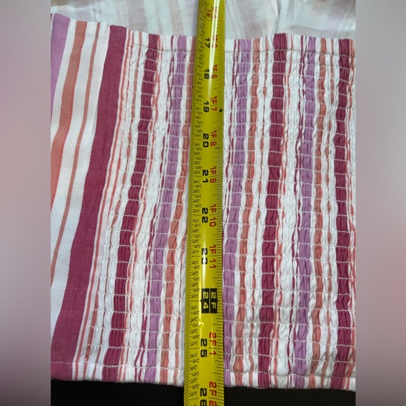 Loft Striped Crossover Halter Top Size Large EUC - Picture 13 of 13